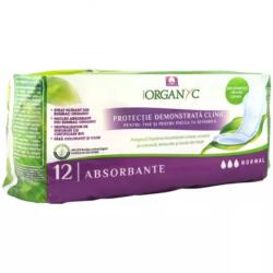 ORGANYC Absorbante normale din bumbac organic pentru incontinenta, 12 bucati, Organyc - catenapascupas