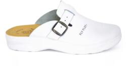 FLY FLOT Saboti simpli FF0015 alb-M 35