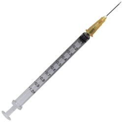 Heze Yinuo Medical Industry Seringa insulina Luer Slip 1 ml ac 25G