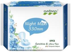 NATEEN Absorbante Sensitive Night, 8 bucati, Nateen