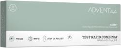 Advent Life Test rapid combo 3 in 1 pentru Gripa A/B si Covid 19, Advent Life, 1 bucata