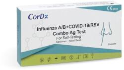 CORDX Test rapid combo pentru gripa A/B, Covid19 si RSV, 1 buc, Cordx
