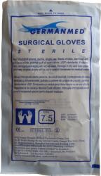 GERMANMED Set 2 manusi chirurgicale sterile usor pudrate nr. 7.5