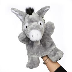 Kids World Păpușă marionetă din pluș, model măgăruș 37 cm
