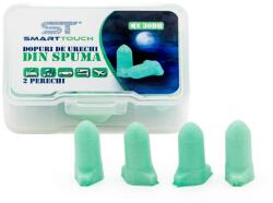 Smart Touch Dopuri de urechi din spuma, cu cutie de transport, 2 perechi, Smart Touch