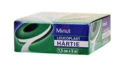 MINUT Leucoplast hartie 1.5 cm x 5 m, Minut