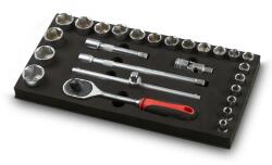 Profi Tools Set de chei tubulare 26 buc
