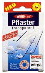 WUNDmed Plasturi transparenti de diferite marimi, 20 bucati, Wundmed