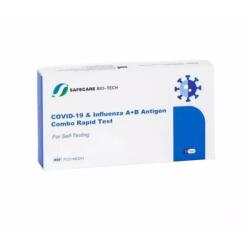SAFECARE Test rapid combo 3 in 1 Covid19/ Gripa A+B, Safecare, 1 test/cutie