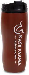 De Gusto Cană termo 350 ml maro