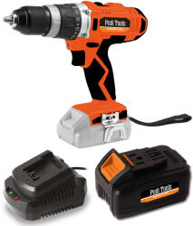 Profi Tools Mașină de găurit și înșurubat cu percuție J0Z-KT04-18 + Acumulator 20V 4Ah + Încărcător rapid pentru acumulator