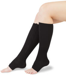 Wellife Ciorapi cu fermoar compresivi - negru L-XL