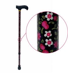 Jianlian Homecare Products Baston reglabil din aluminiu, Floral Roz, JL920L
