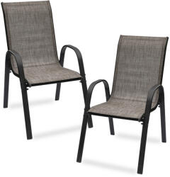 Garden King Scaun de grădină FREDDO 68 x 90 x 54 cm - 2 buc