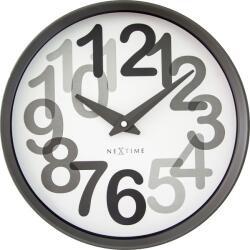 NeXtime Ceas de perete Big Number 30 cm, antracit (3339GS)