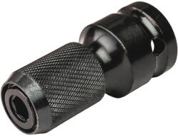 Raider Adaptor Impact patrat 1/2"F la HEX 1/4"F RD HardWork ToolsRange (158905) Surubelnita
