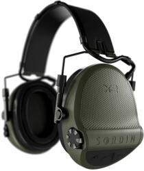 Sordin® Căști electronice Supreme X2 Headband Sordin® / Pernițe auriculare din spumă cu memorie (Culoare: Verde)