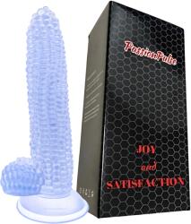 PassionPulse Dildo Realistic Sweet Love Corn PassionPulse, TPE, Blue, 20 x 4 CM (AS096) Vibrator