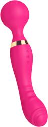 PassionPulse Vibrator pentru punctul G si clitoris VibeControl PassionPulse , Stimulare dubla , Silicon , Impermeabil , Fucsia , 22x3, 7 cm (AS076) Vibrator