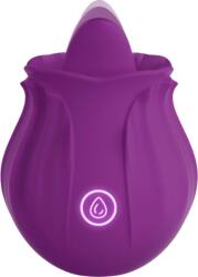 PassionPulse Vibrator pentru clitoris si sani Blossom Stimulator PassionPulse , 10 moduri de vibratie , silicon , silentios , stimularea punctului G clitoral , impermeabil , mov violine , 7, 7x5, 8 cm (AS069) Vibrator