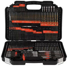 Pro-Tech TOOLS Set de biți și burghie pentru lemn, metal și beton 246 bucăți Pro-Tech TOOLS 15117 (15117) Burghiu