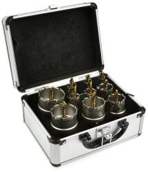 GEKO Set de burghie cu coroană 10 buc, 16-53mm 63201 (G40202)