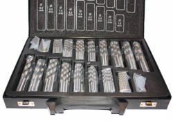 CATA Set de burghie HSS pentru metal 170 piese 1mm - 10mm 00462 (M22305C) Burghiu