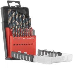 Tvardy Set de burghie pentru metal, HSS 1-10mm 19buc 61442 (T02001) Burghiu