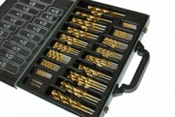MAR-POL Set burghie metal HSS titan 170 piese, 1, 5mm - 10mm 00458 (M22306) Burghiu