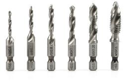 GEKO Set de burghie pentru filete HSS, M3-M10, 6 buc 60859 (G38117) Burghiu