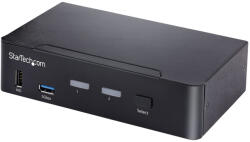 StarTech . com SV231DPUCA, 5120 x 1440 pixelek, 4K Ultra HD, Fekete (SV231DPUCA)