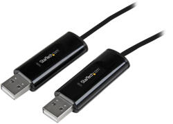 StarTech . com SVKMS2, 1, 8 M, USB, USB, Fekete, USB Type-A, USB Type-A (SVKMS2)