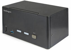 StarTech . com SV231TDPU34K, 3840 x 2160 pixelek, 4K Ultra HD, 36 W, Fekete (SV231TDPU34K)