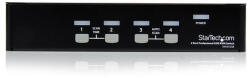 StarTech . com SV431USB, 1920 x 1440 pixelek, Keretállvány, 1U, Fekete (SV431USB)