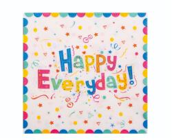 Flippy Set 20 de Servetele de Masa, Flippy, Model Happy Everyday, 17 x 17 cm, Multicolor (132683)