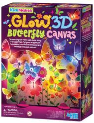 4M Set creativ - Panou luminos cu fluturi 3D - KidzMaker (4M-04796)