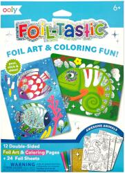 OOLY Kit Arta cu folie Foil-tastic - Awesome Animals (161-130)