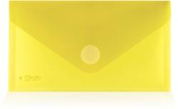 Office Box Plic Dl plastic Office box, prindere tip arici, in V, galben FR90553