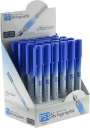 Office Box Stilouri Stylographic, unica folosinta, cerneala albastru, Office Box, 24 buc/display FRPS1