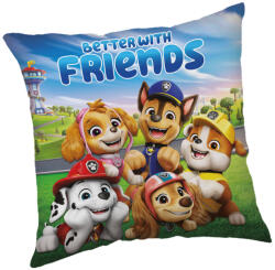  Mancs Őrjárat Better With Friends párna, díszpárna 40x40 cm (JFK041024) - ostore
