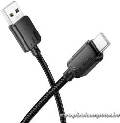 Cable USB A to USB C Hoco 3A 1 m X113 black (6942007646178)