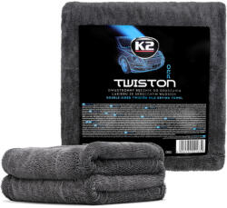 K2 Twiston Pro - Prosop de Uscare cu Două Fețe "Twisted Pile" 60x90cm 1200 Gsm (D0225)