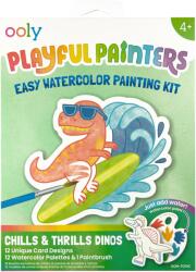 OOLY Kit acuarelă - Usor de pictat - Dinozauri, Playful Painters (161-146)