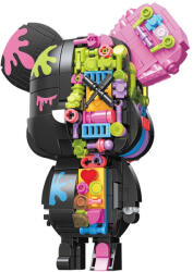 Maker Pop Maker Pop, Ursulet, piese de asamblare cu magnet, negru