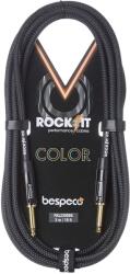 Bespeco Rockit Color Black 6m Jack