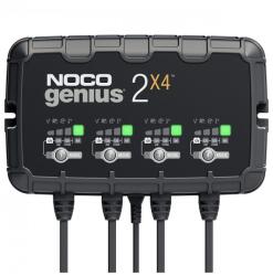 NOCO Genius Redresor acumulatori 6V 12V 2A, incarca 4 acumulatori 40A, NocoGenius 2x4, RSGA0113233 (RSGA0113233)