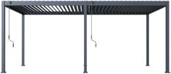 ROJAPLAST ECONOMY Bioklimatikus pergola, acél, 6×3 m, szabadon álló (ECO63)