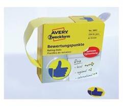 AVERY 3861 Kék lájk 19mm öntapadó 250db-os címke (AVERY_3861) (AVERY_3861)