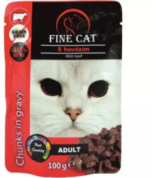  FineCat felnőtt marhahúsos gabonamentes tasakos /22/ 100g