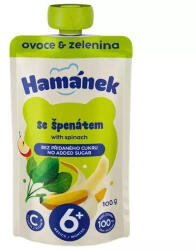  Hamánek alma-banán-spenót tasak 100g